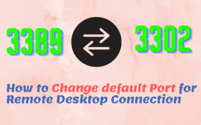 How to Change default Port for Remote Desktop Connection