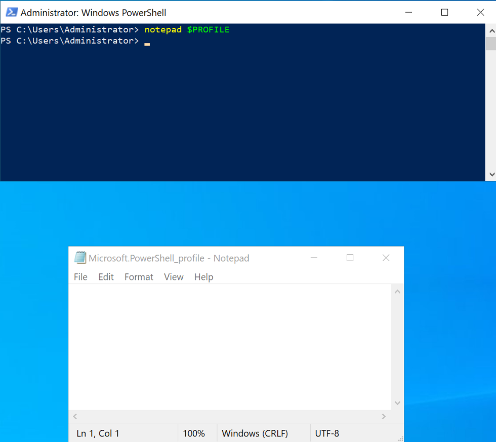 Setting Up Your Default PowerShell Profile to Open with PowerShell