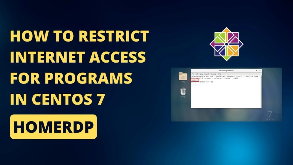How to Restrict Access for Programs in CentOS 7