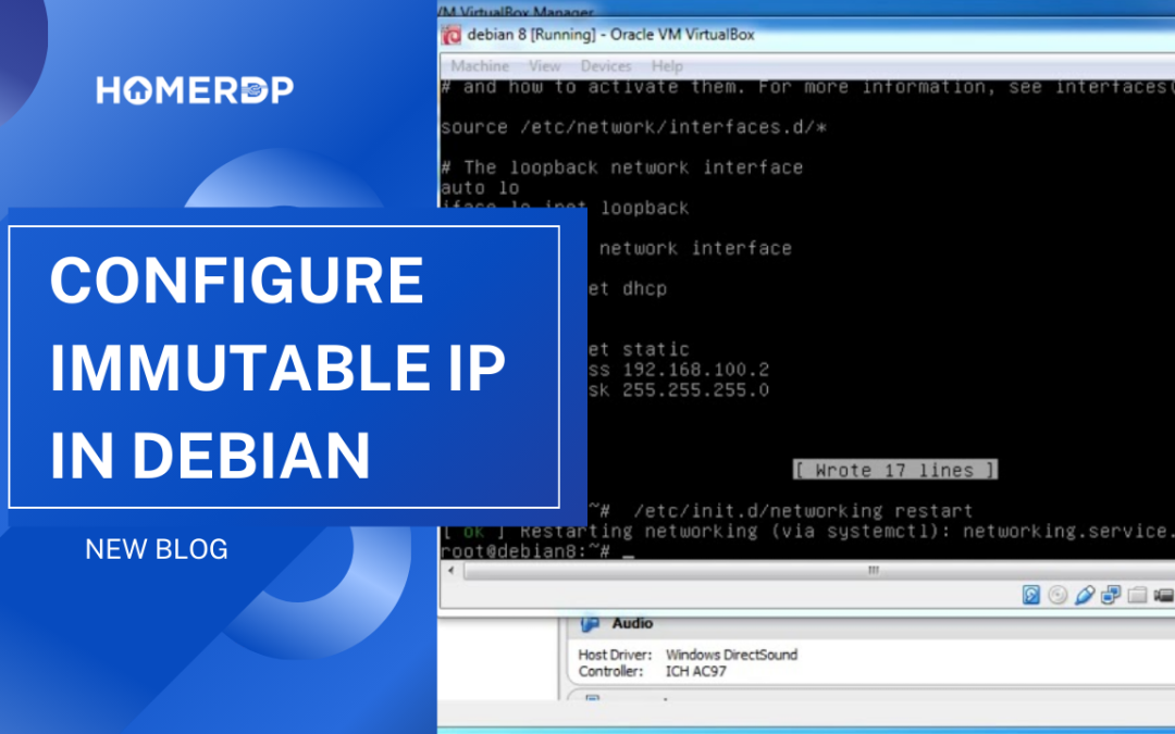 Configuring Immutable IP in Debian