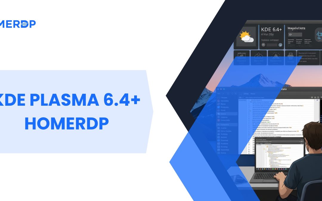 KDE Plasma 6.4 + HOMERDP
