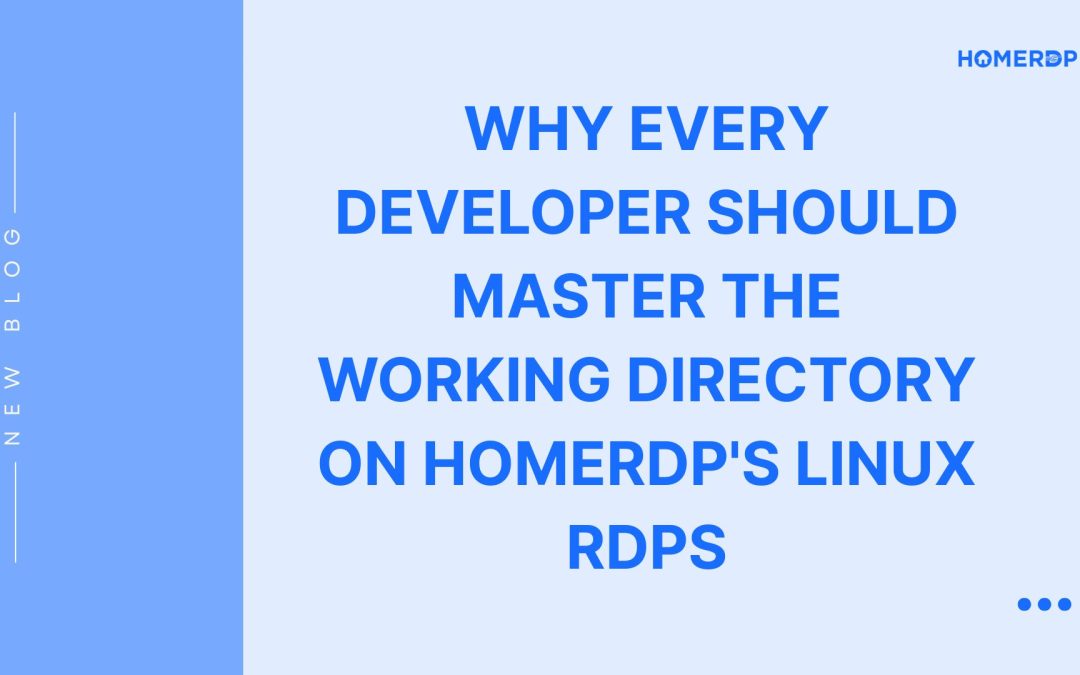 Why Every Developer Should Master the Working Directory on HOMERDP’s Linux RDPs