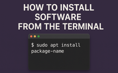 How to Install Software from the Terminal