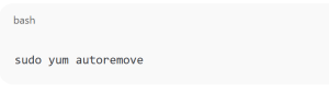 Remove Unused Packages centos