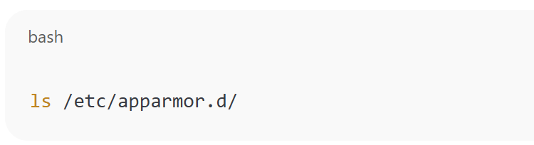 List Available Profiles