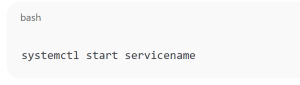 Start a Service