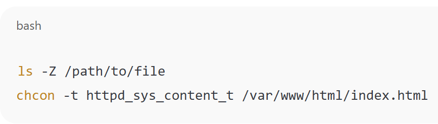 To check and manage contexts