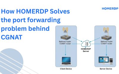 How HOMERDP Solves the Port Forwarding Problem Behind CGNAT