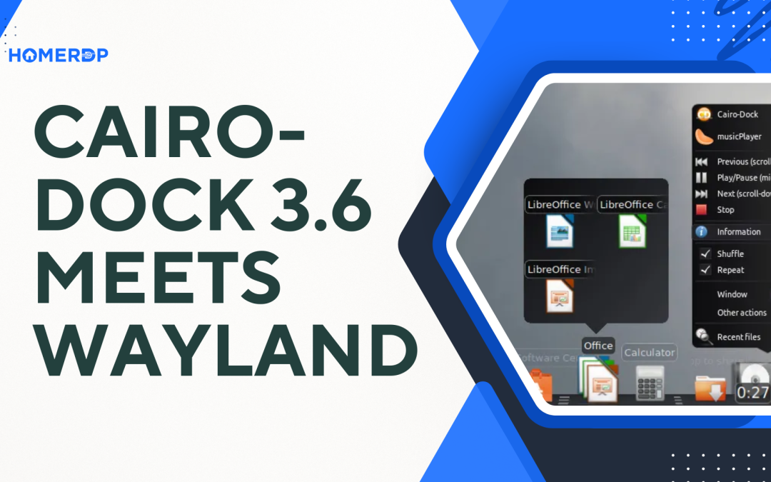 Cairo-Dock 3.6 Meets Wayland