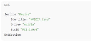 Create or edit your Xorg configuration file