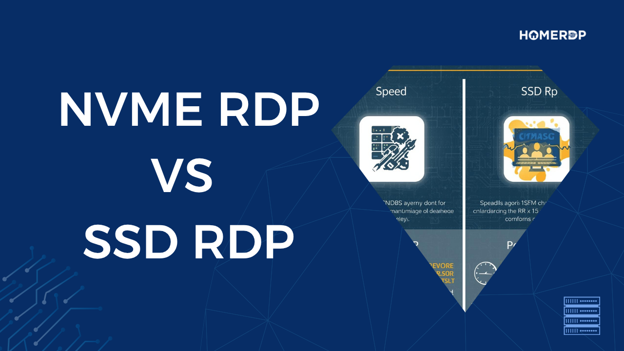 NVMe RDP vs SSD RDP 