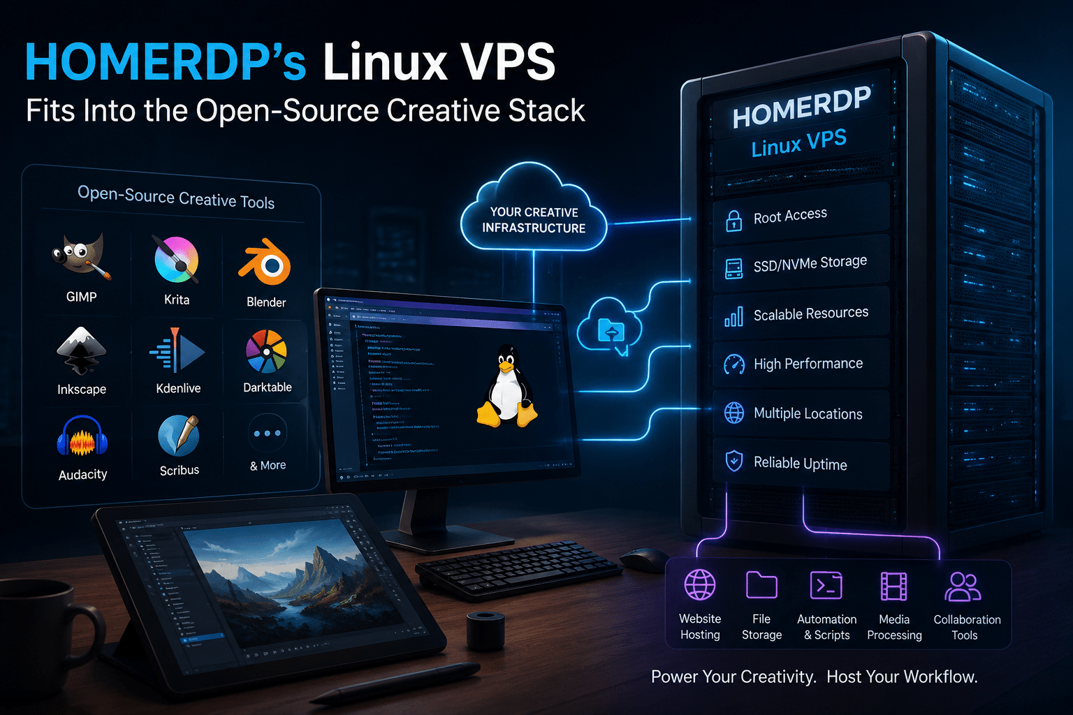 Open-Source Creative Stack